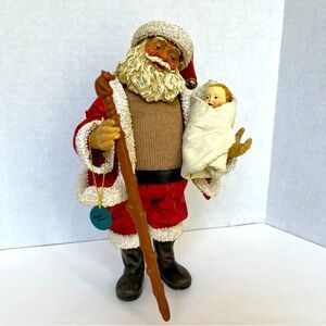 Clothique Possible Dreams Santa 1988 Baby First Christmas Missing Rocking Horse